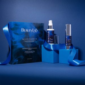 BeautyLab® Super-Hydration Cleanser & Serum Set - Carton and Products