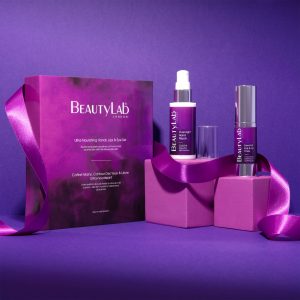 BeautyLab® Ultra-Nourishing Hands Lips & Eye Set - Carton and Products