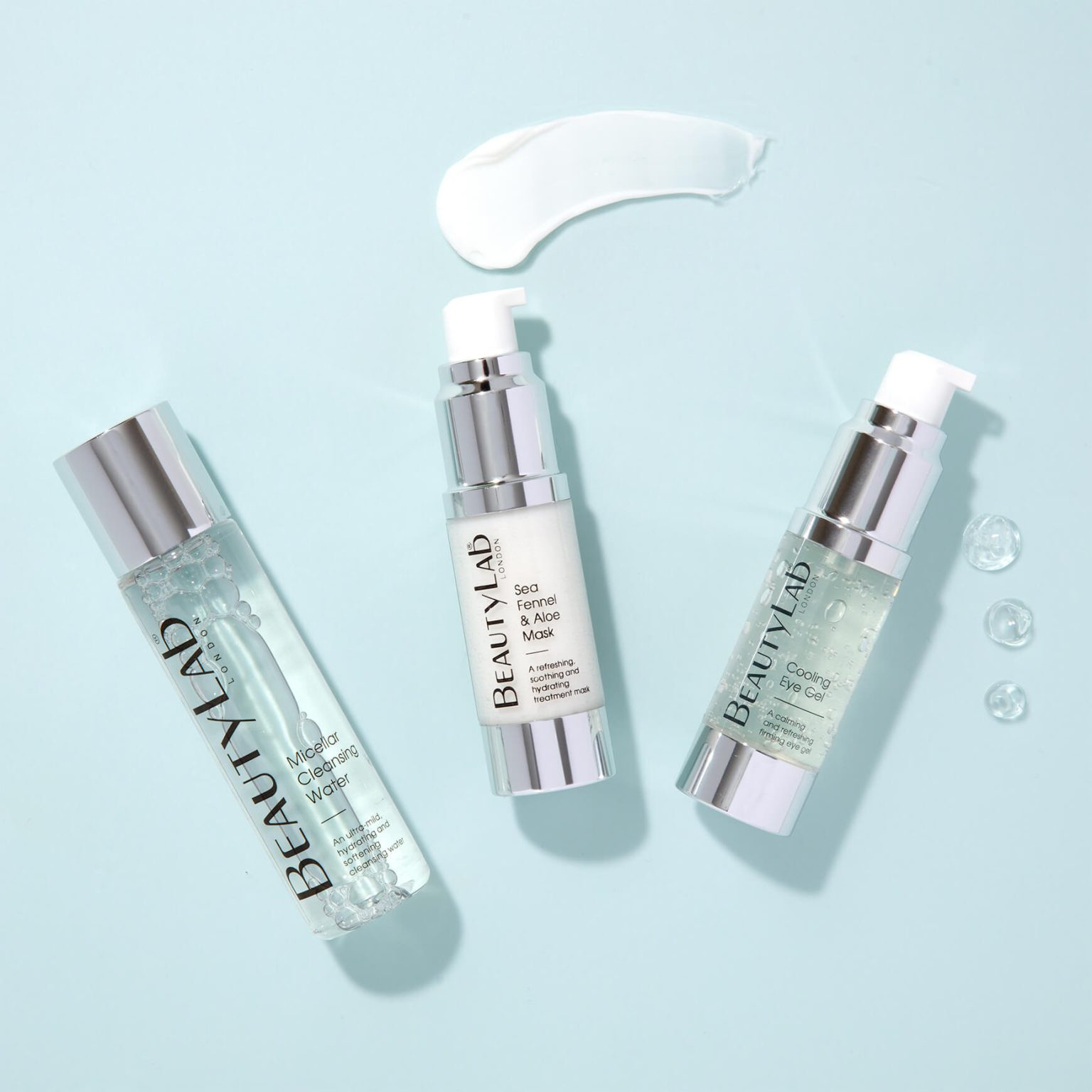 Beautylab Fresh & Calm Skin Therapy products with creams